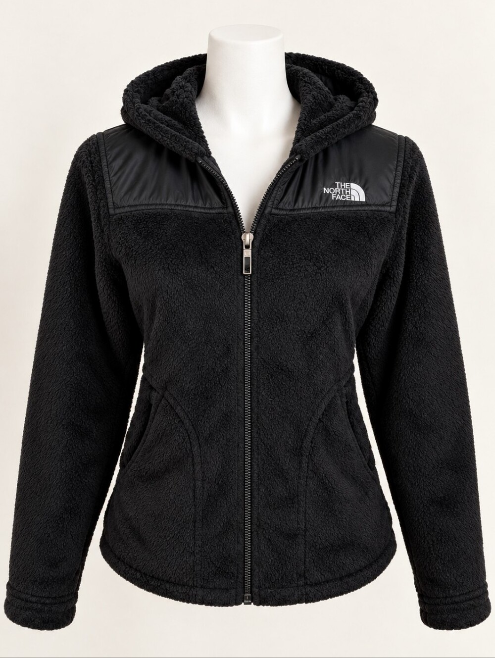 The North Face Osito Hooded Fleece Jacket Black